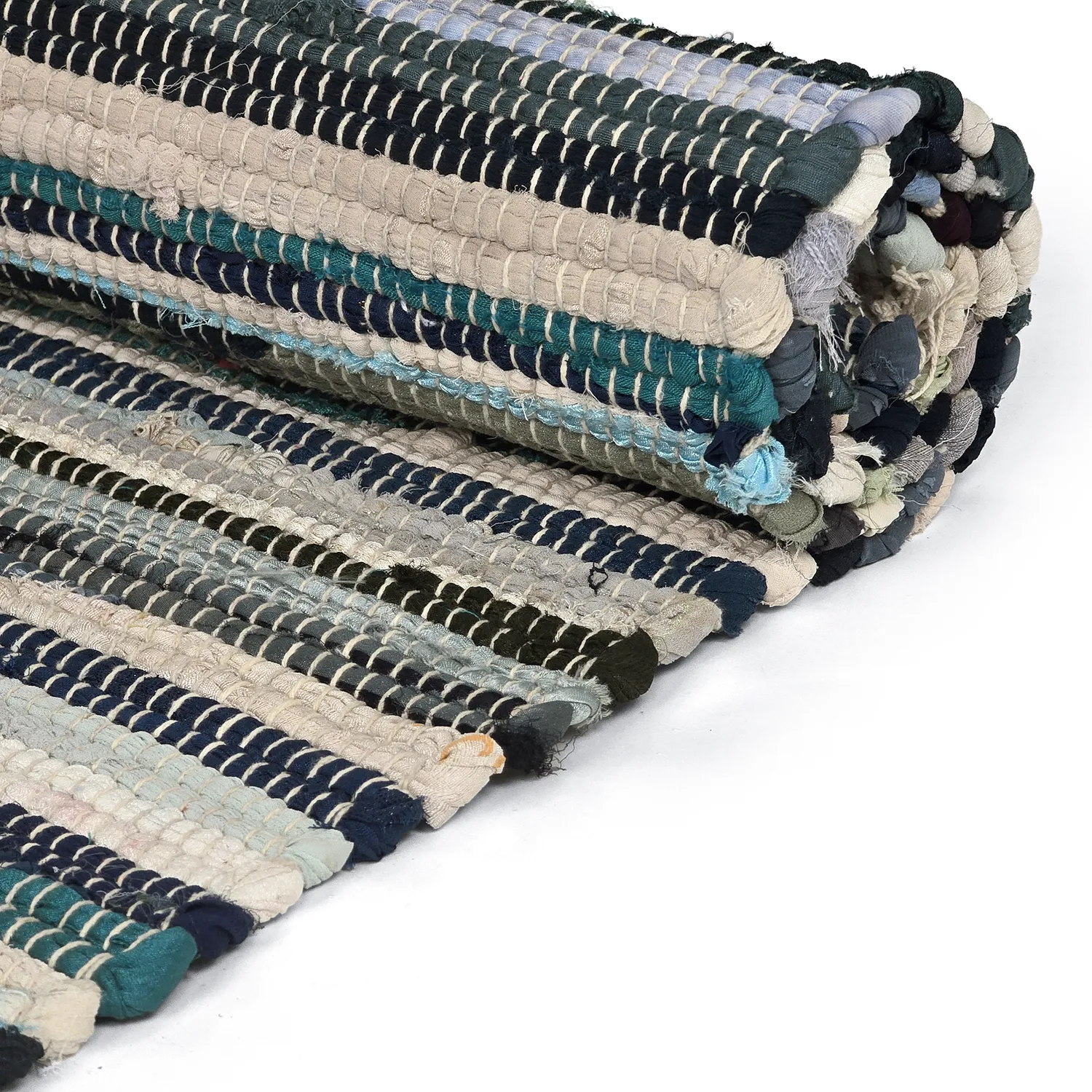 Koberec z kusov - Home (modrý/multi)