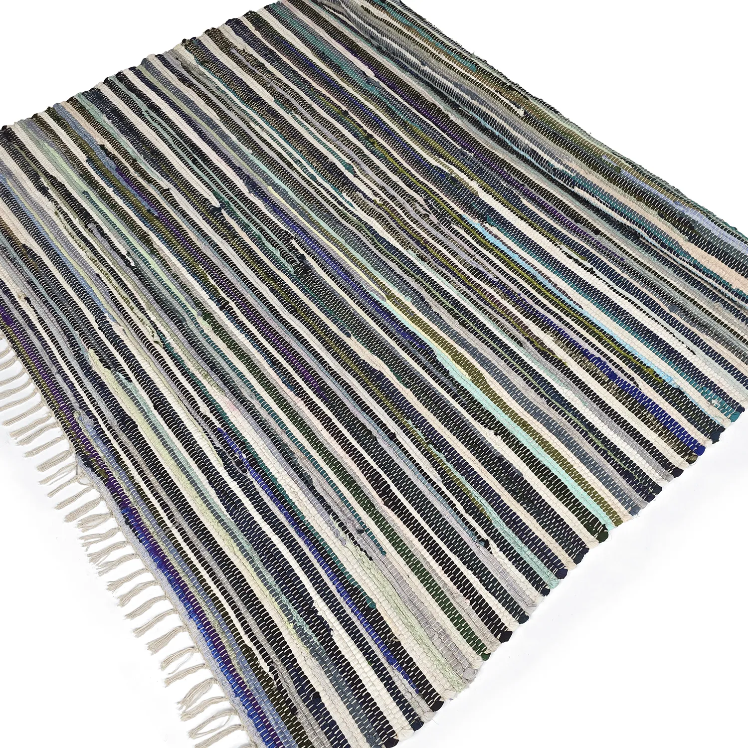 Koberec z kusov - Home (modrý/multi)