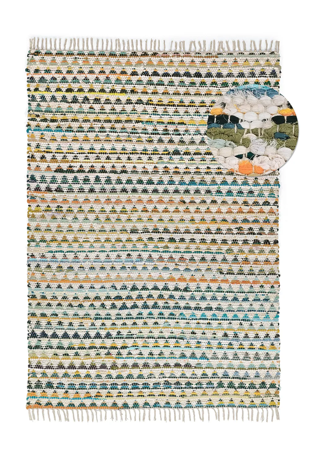 Koberec z kusov - Lindby (žltá/multi)