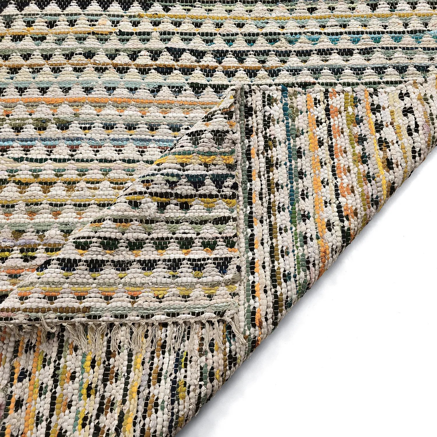 Koberec z kusov - Lindby (žltá/multi)