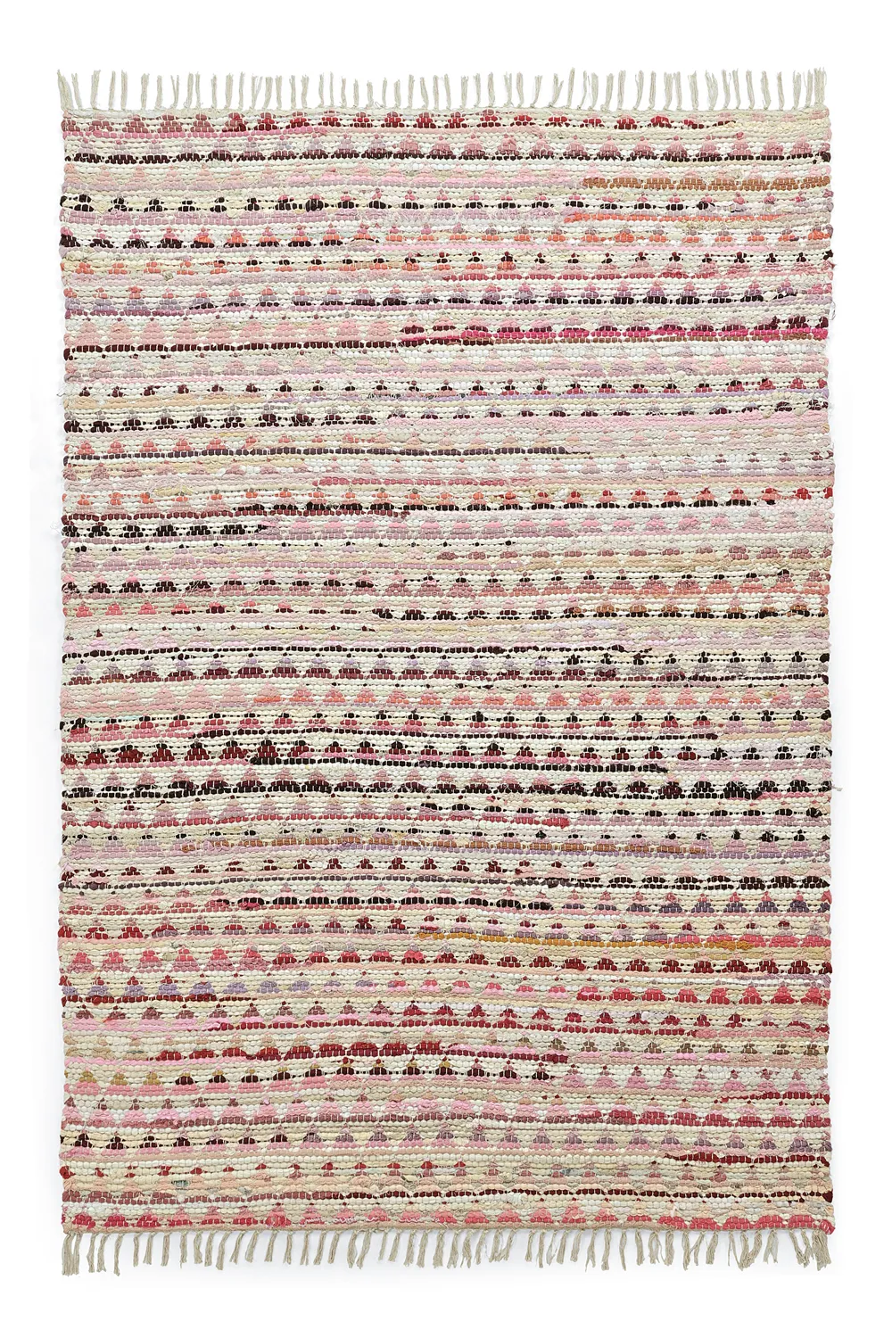 Koberec z patchworku - Lindby (ružová/multicolor)