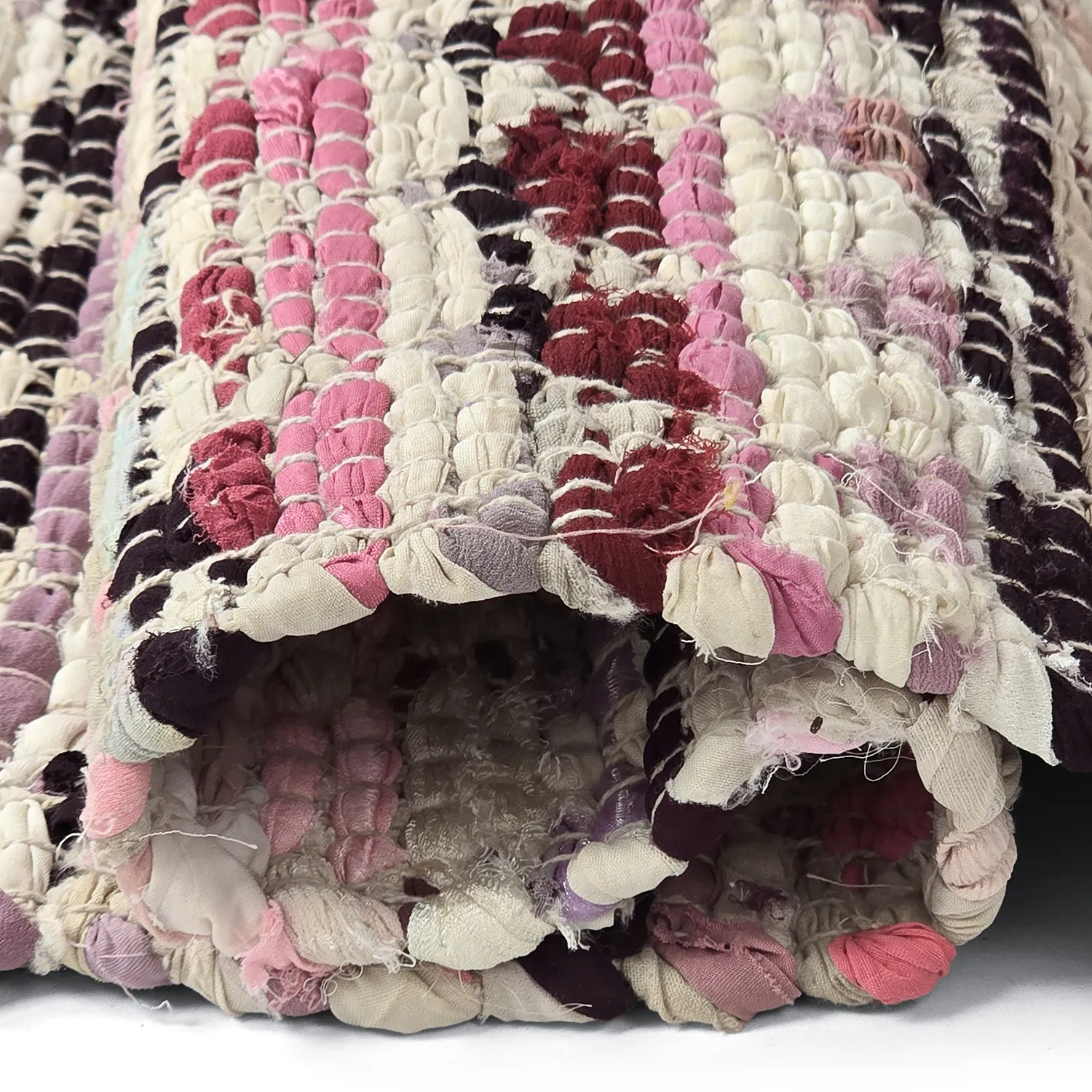 Koberec z patchworku - Lindby (ružová/multicolor)