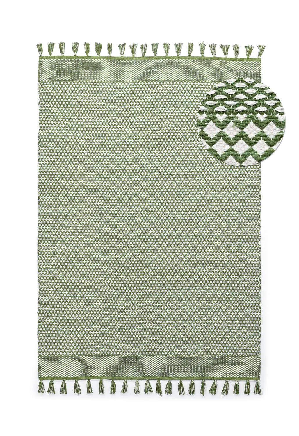Koberec z kusov - Vinga (zelený)