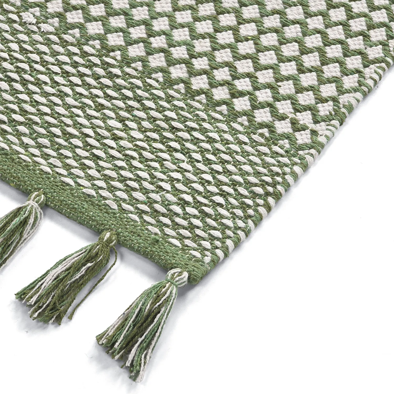 Koberec z kusov - Vinga (zelený)