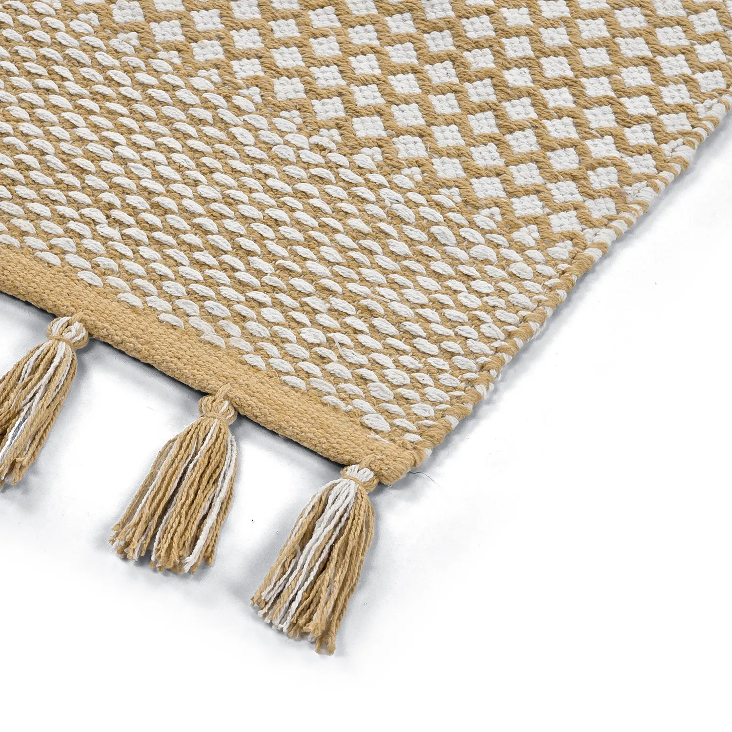 Koberec z kusov - Vinga (horčicovožltý)