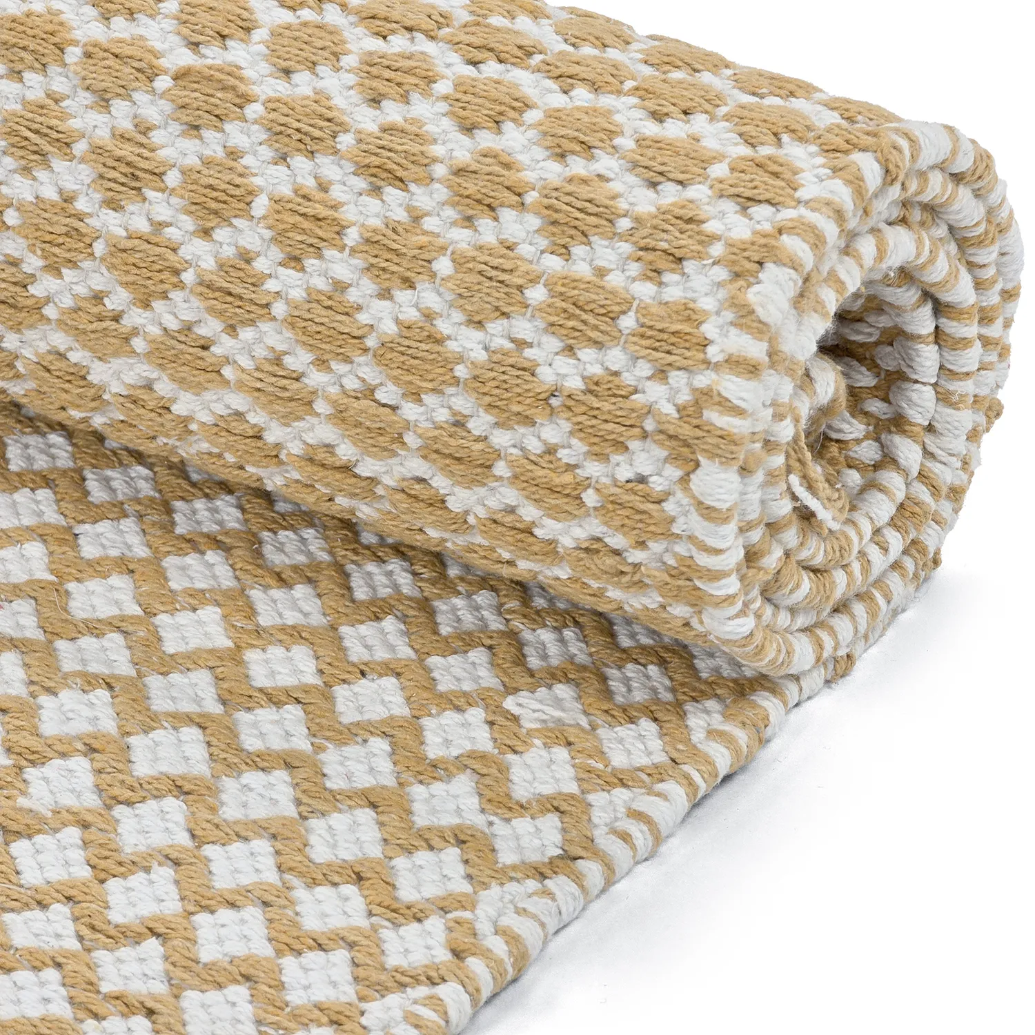 Koberec z kusov - Vinga (horčicovožltý)