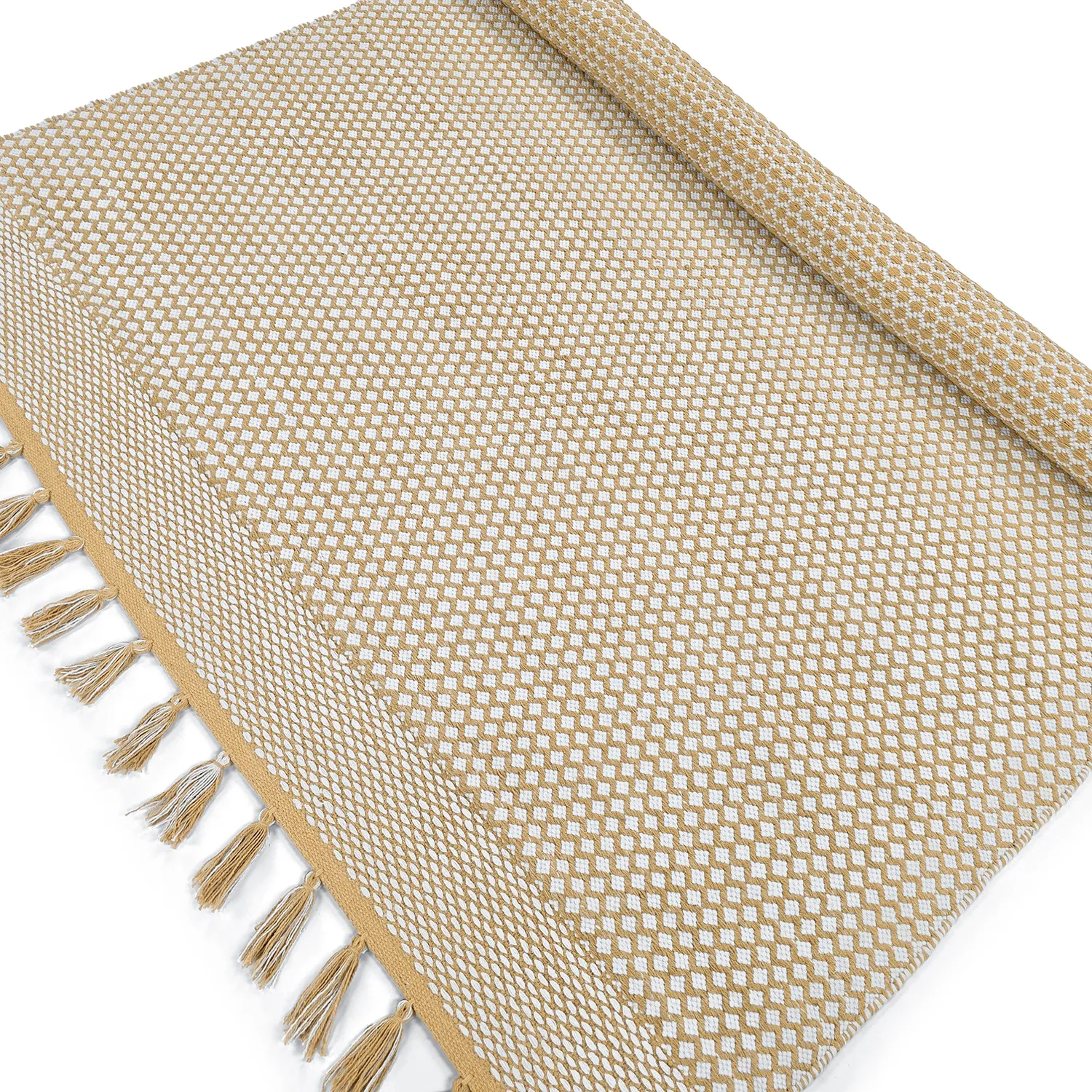 Koberec z kusov - Vinga (horčicovožltý)