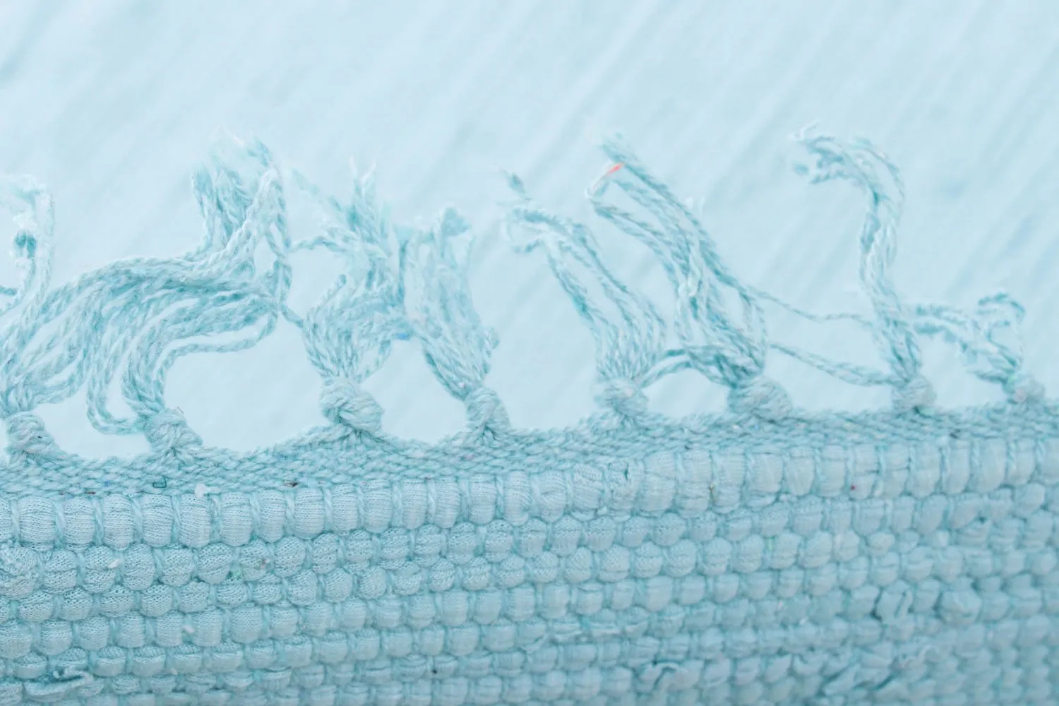 Koberec z kusov - Silje (modrá/turquoise)