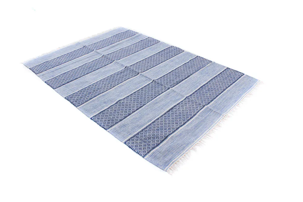 Koberec z kusov - Visby (modrý)