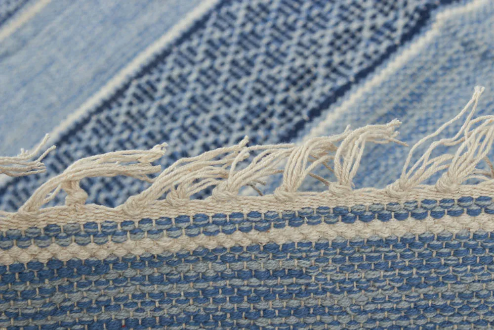 Koberec z kusov - Visby (modrý)