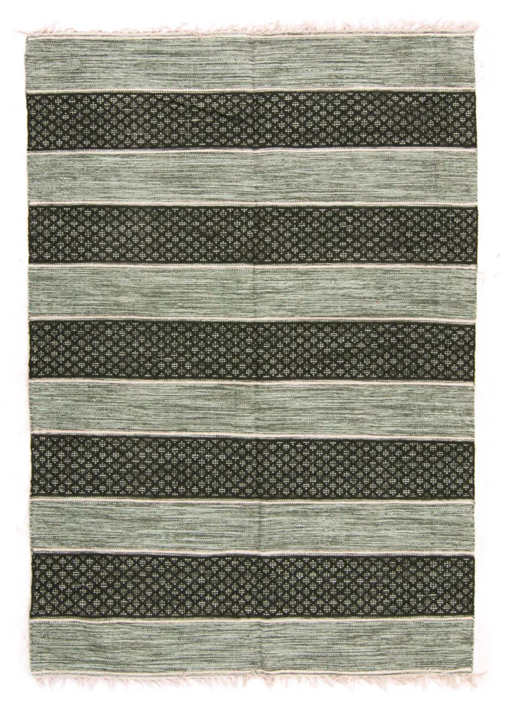 Koberec z kusov - Visby (zelený)