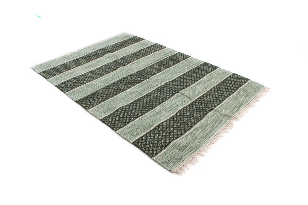 Koberec z kusov - Visby (zelený)