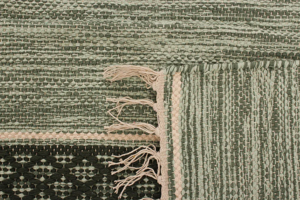 Koberec z kusov - Visby (zelený)