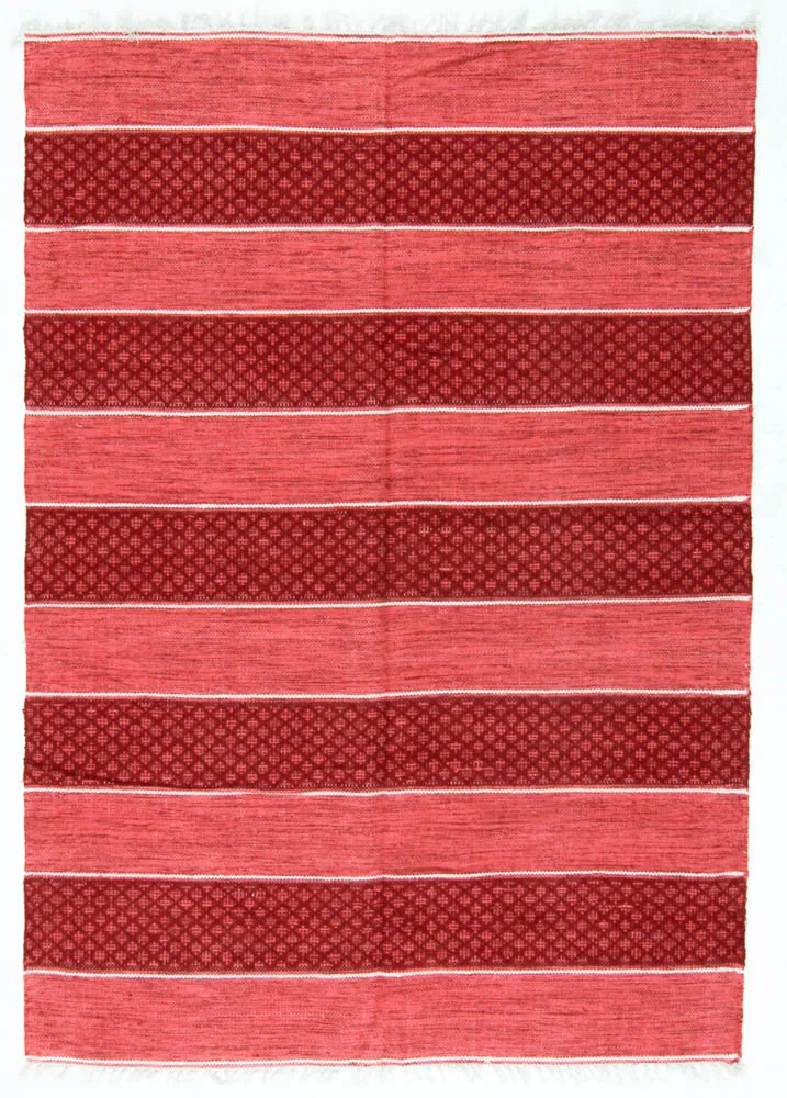 Koberec z kusov - Visby (červený)