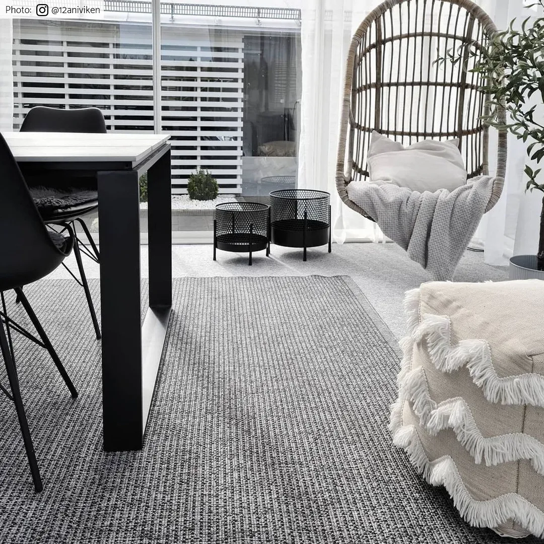 Koberec na interiér a exteriér - Tromsø (antracitový)