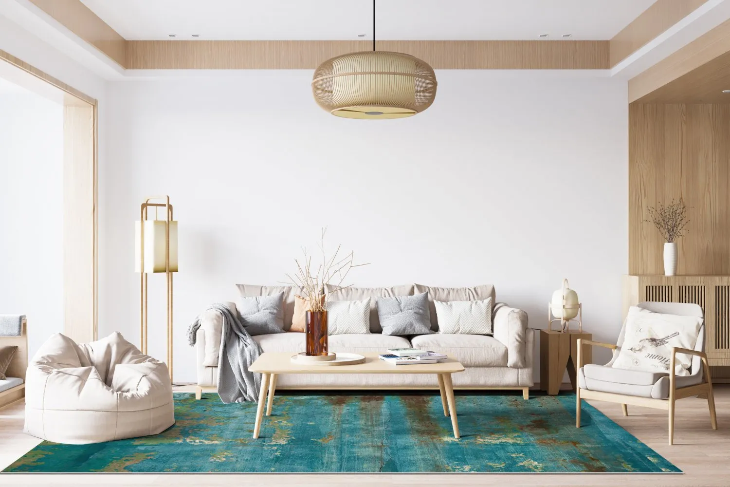 Koberec Wilton - Domont (tyrkysová)