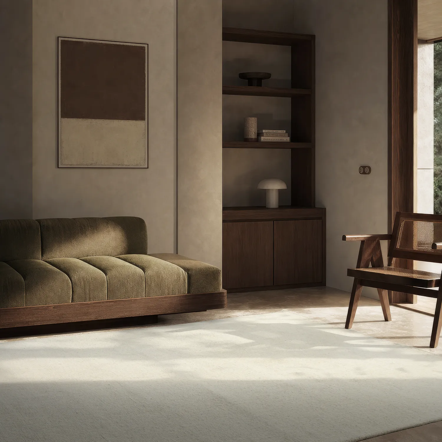 Vlnený koberec - Charonne Flat Handloom Wool Premium (krém)
