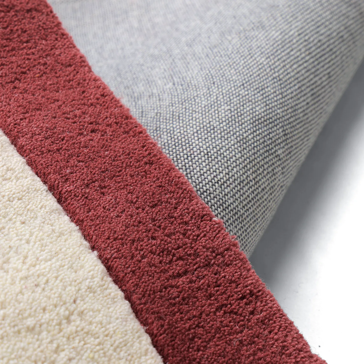 Vlnený koberec - Agra Hand Tufted Wool Premium (krémová/červená)