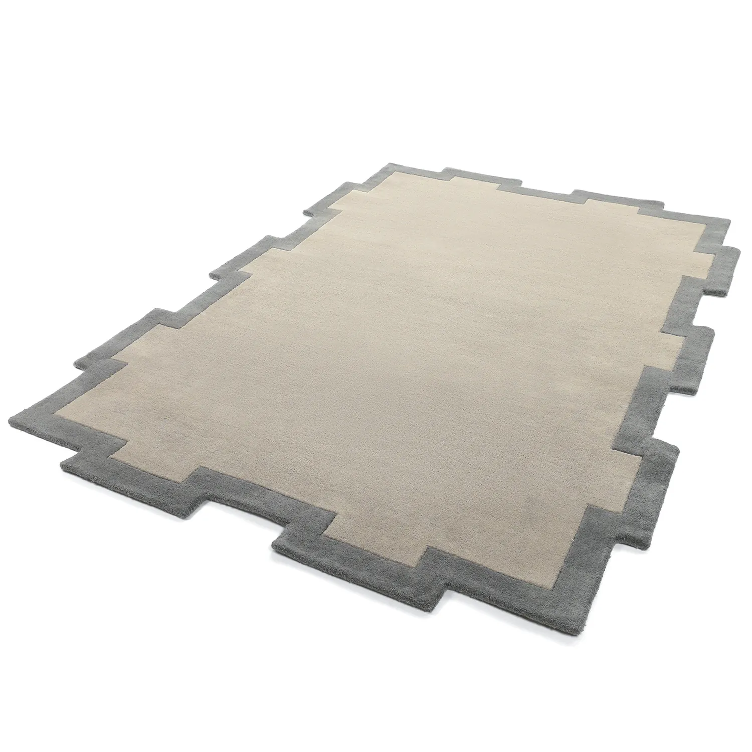 Vlnený koberec - Agra Hand Tufted Wool Premium (sivá)
