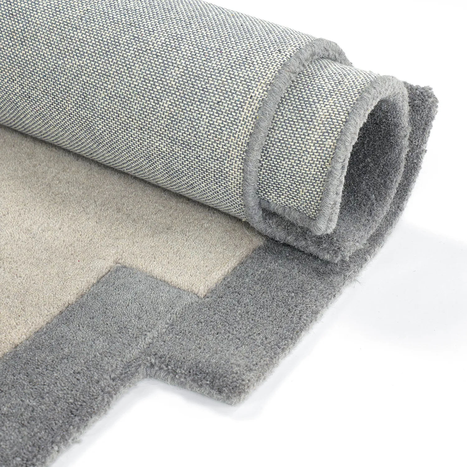Vlnený koberec - Agra Hand Tufted Wool Premium (sivá)