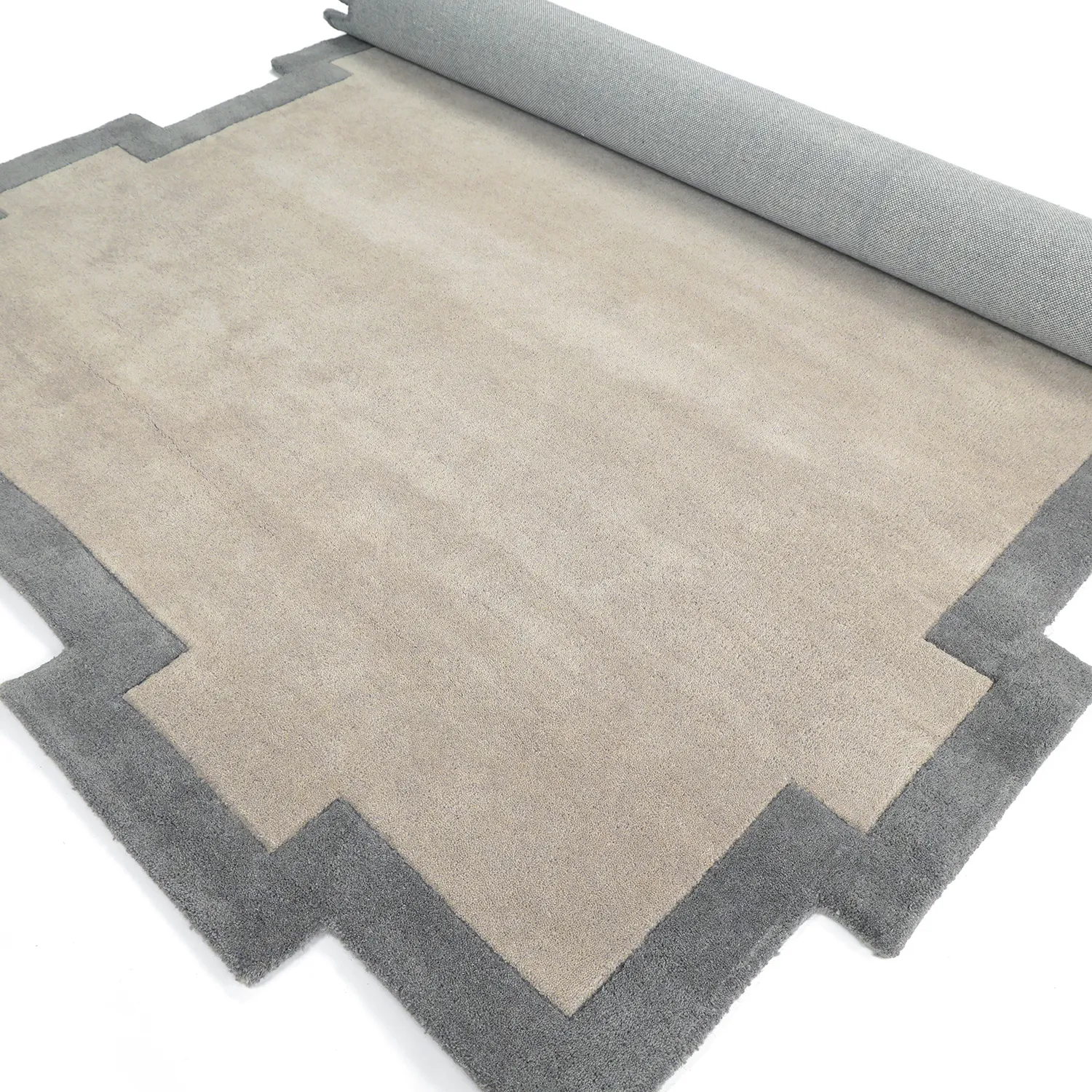 Vlnený koberec - Agra Hand Tufted Wool Premium (sivá)
