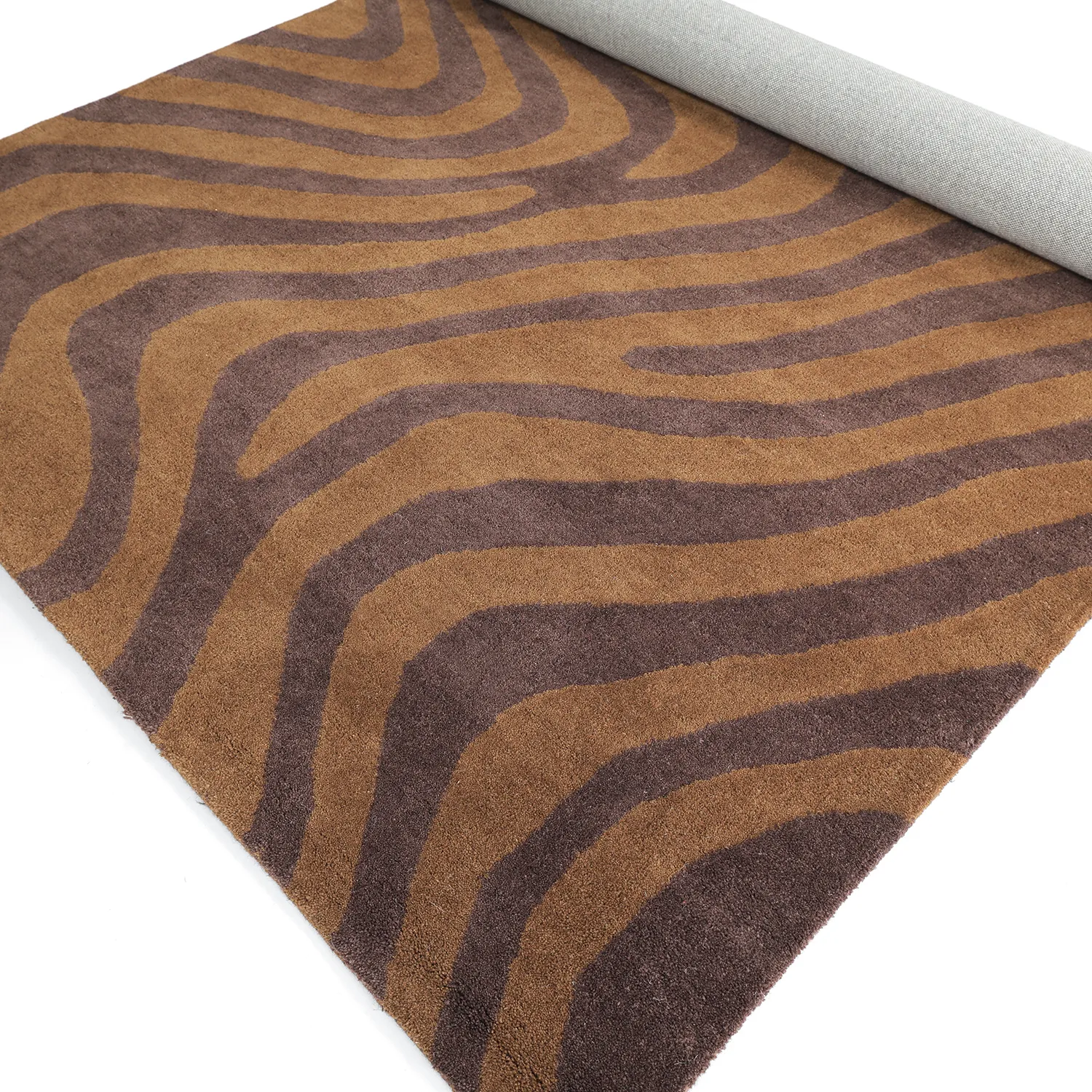 Vlnený koberec - Aiz Hand Tufted Wool Premium (hnedý)