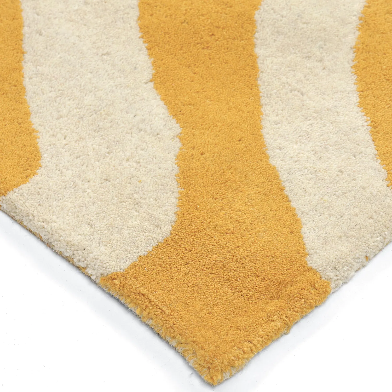 Vlnený koberec - Aiz Hand Tufted Wool Premium (žltá)