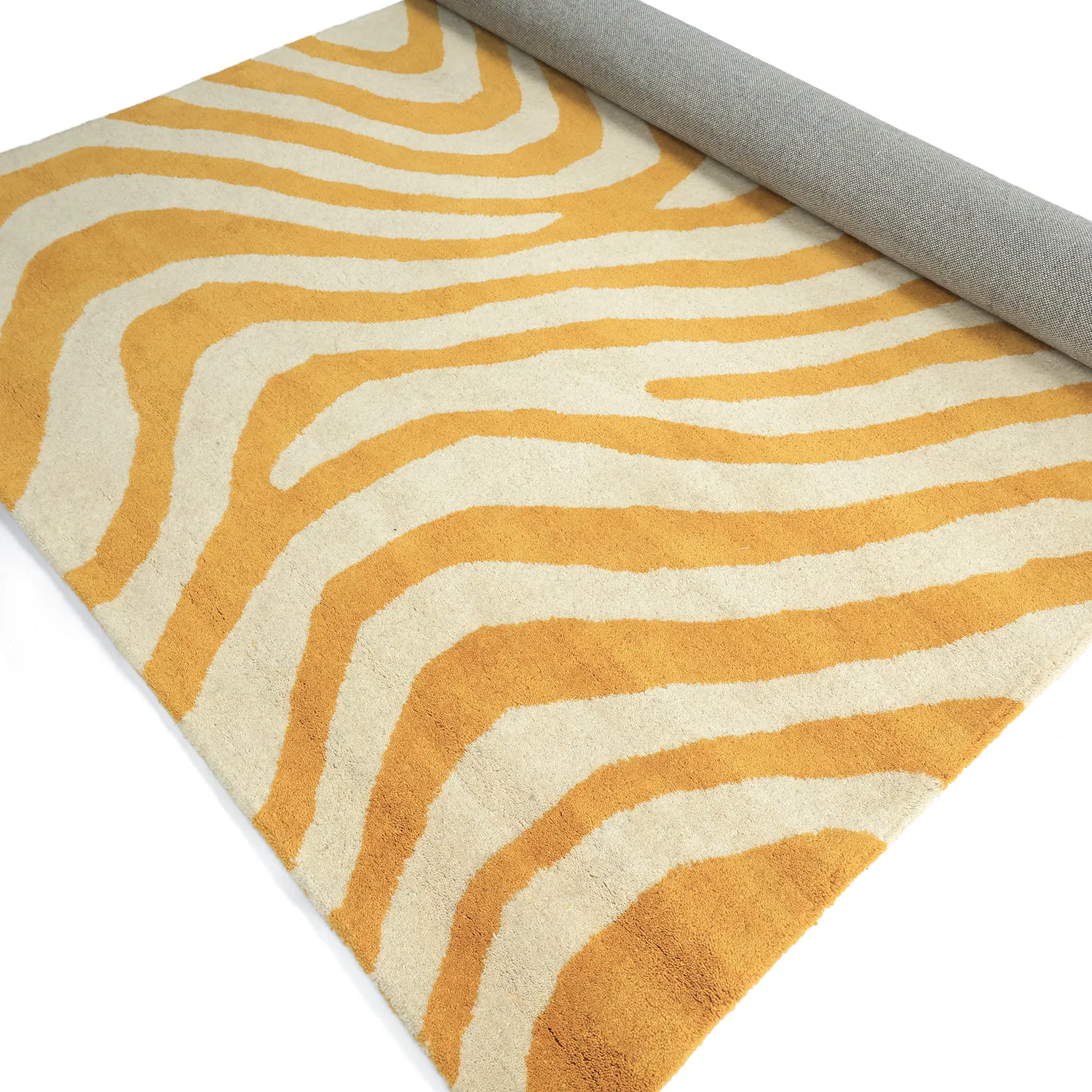 Vlnený koberec - Aiz Hand Tufted Wool Premium (žltá)