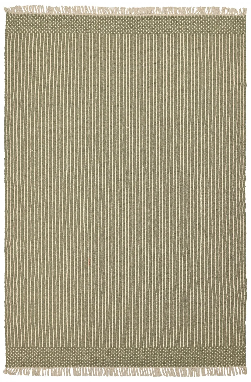 Vlnený koberec - Arbil (zelená/biela)