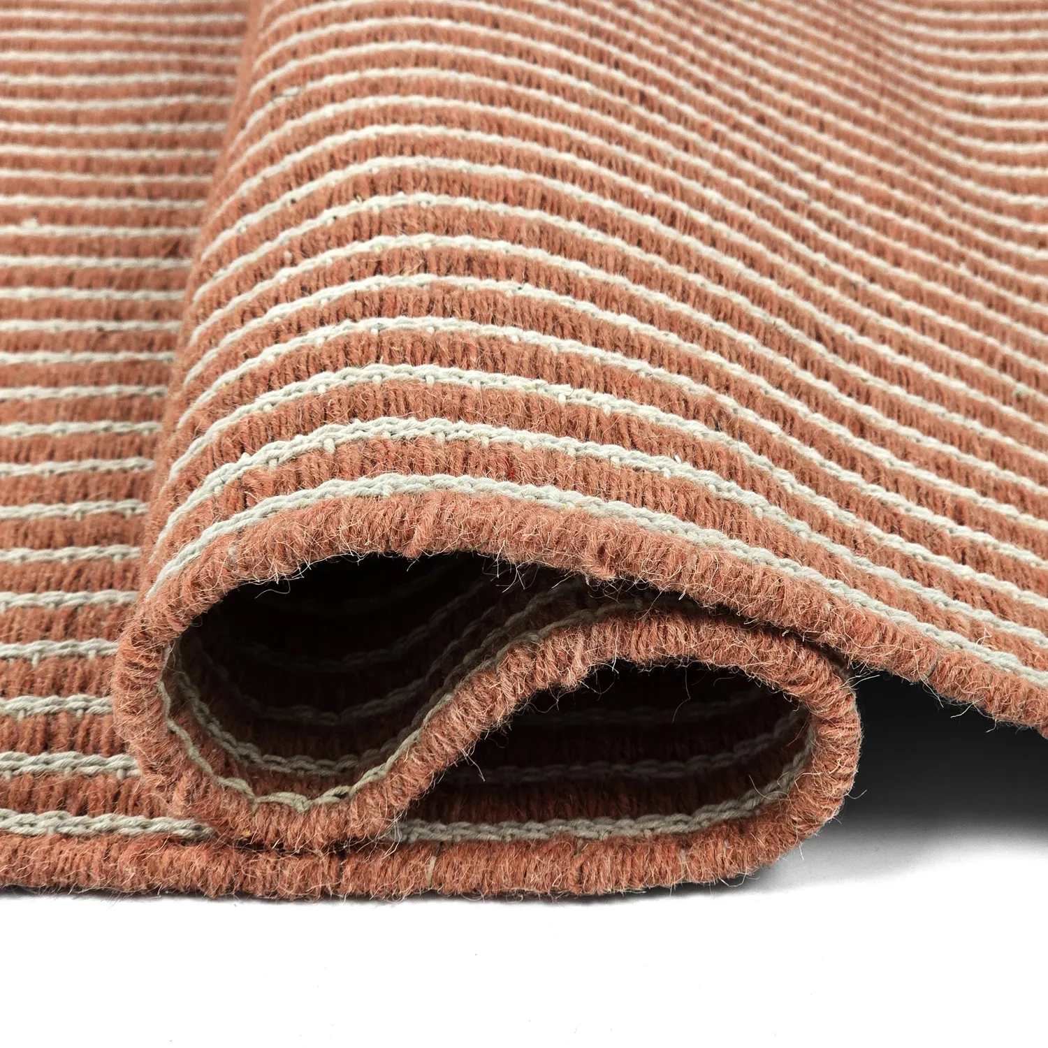 Vlnený koberec - Arbil (terracota/biela)