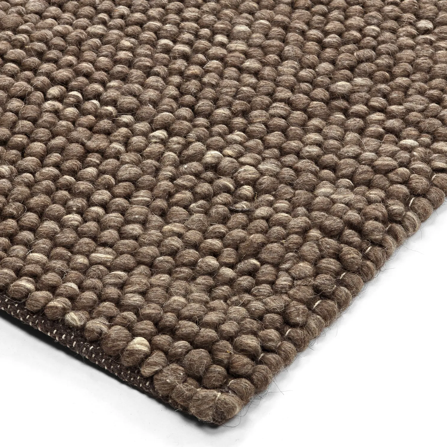 Vlněný koberec - Avafors Wool Bubble (hnědý/beige)