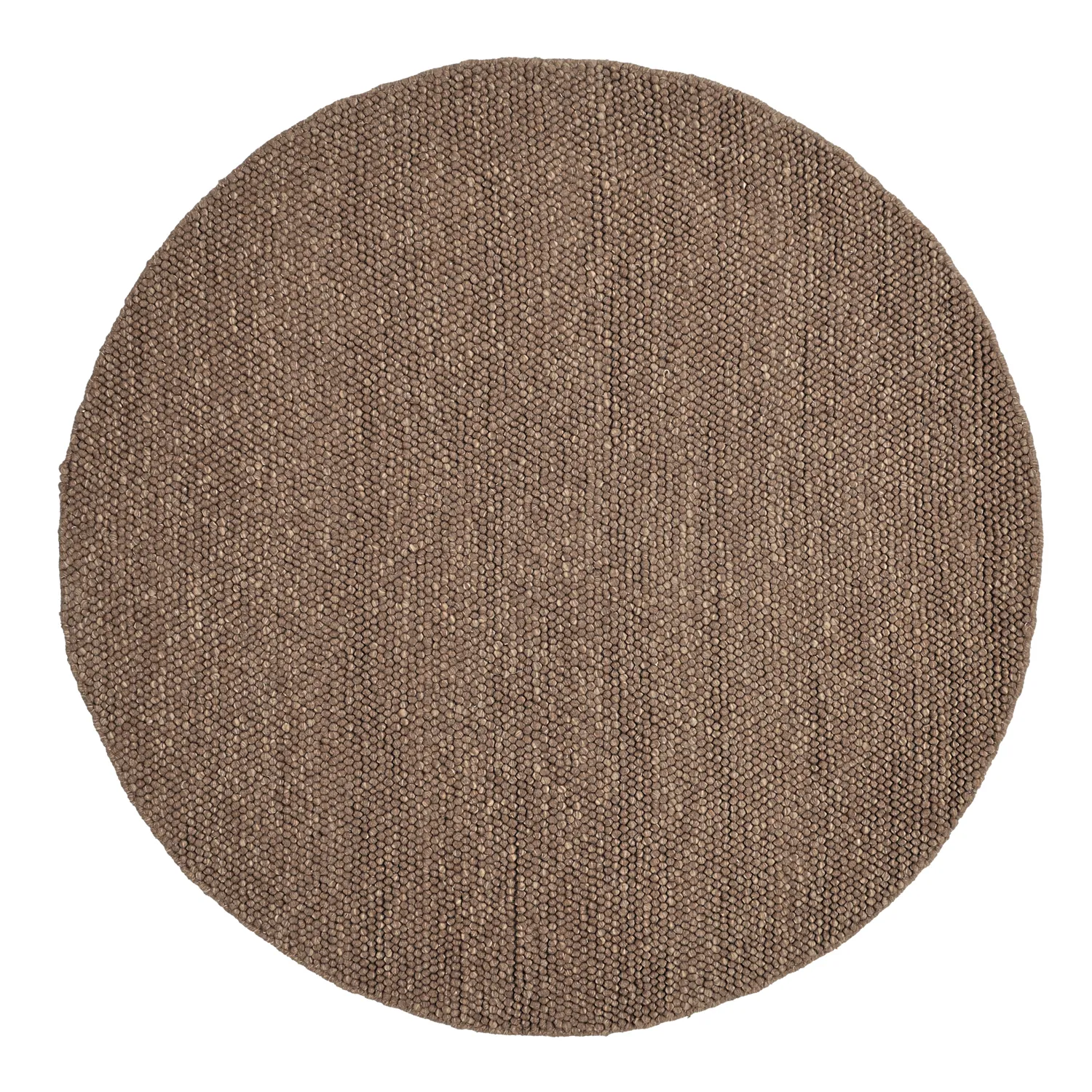 Kulatý koberec - Avafors Wool Bubble (hnědý/beige)