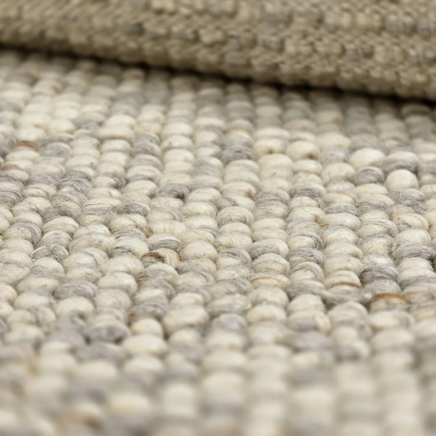 Vlnený koberec - Avafors Wool Bubble (šedý/bežový)