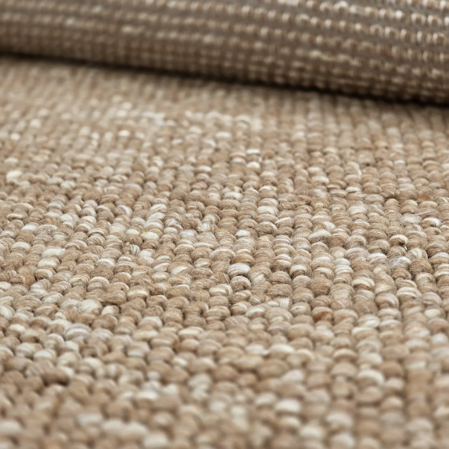Vlněný koberec - Avafors Wool Bubble (světle hnědý/bílý)