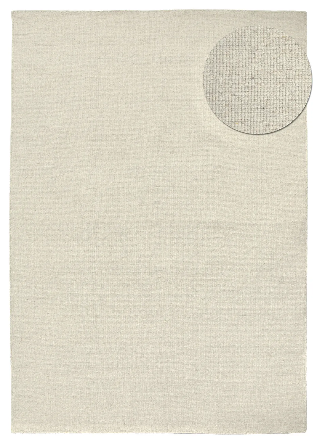 Vlnený koberec - Charonne Flat Handloom Wool Premium (krém)