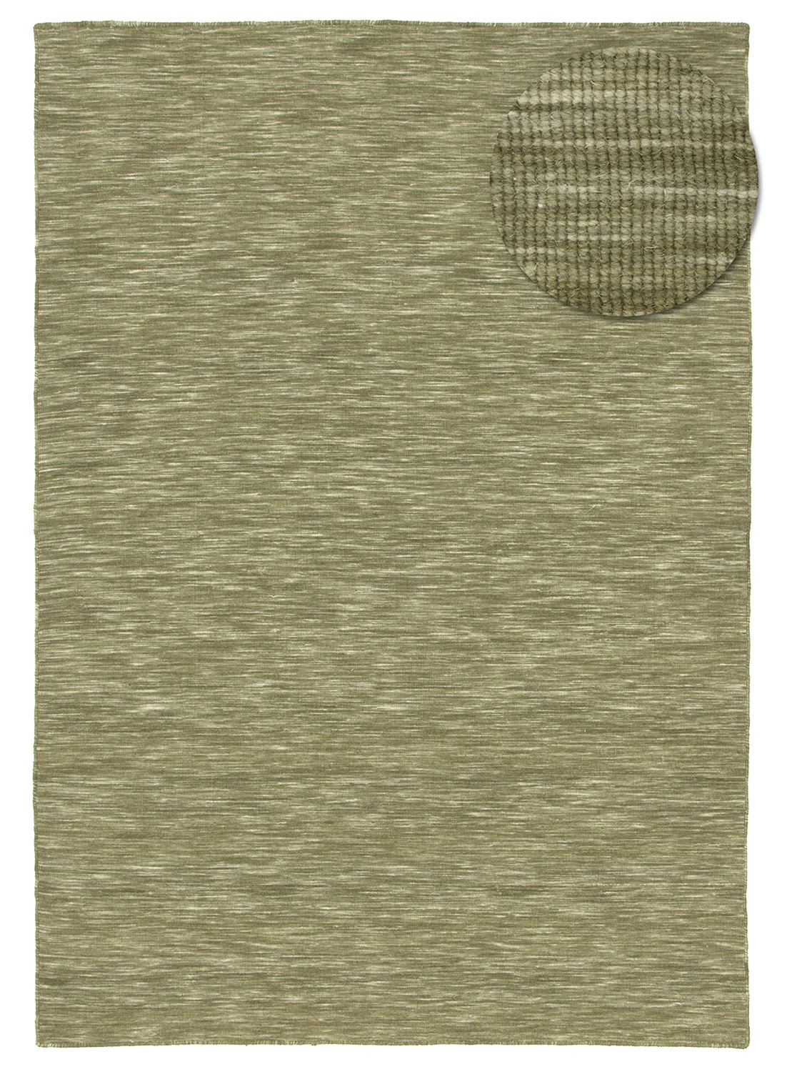 Vlnený koberec - Charonne Flat Handloom Wool Premium (zelená)