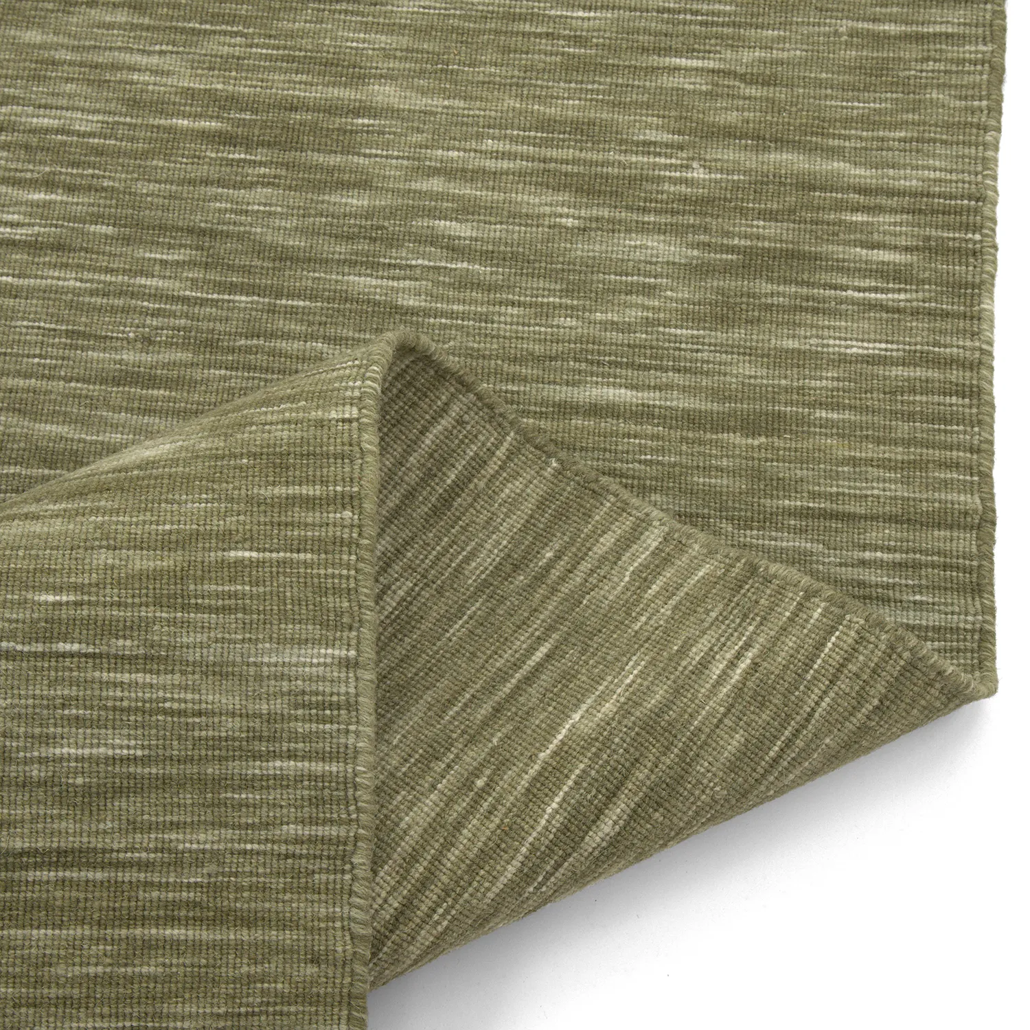 Vlnený koberec - Charonne Flat Handloom Wool Premium (zelená)