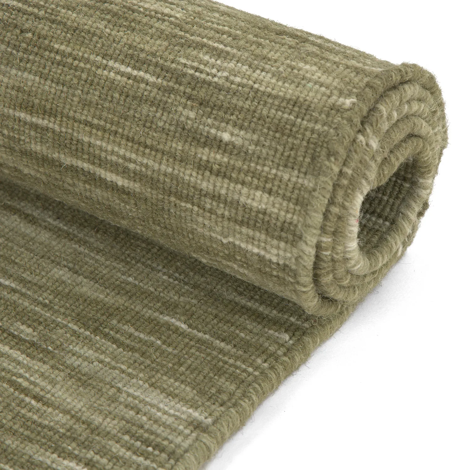 Vlnený koberec - Charonne Flat Handloom Wool Premium (zelená)
