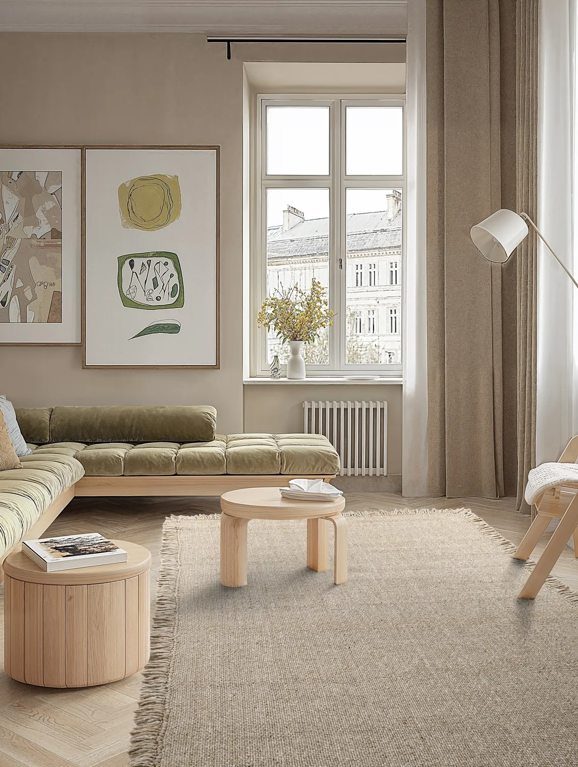 Vlnený koberec - Dalita (hnedý)