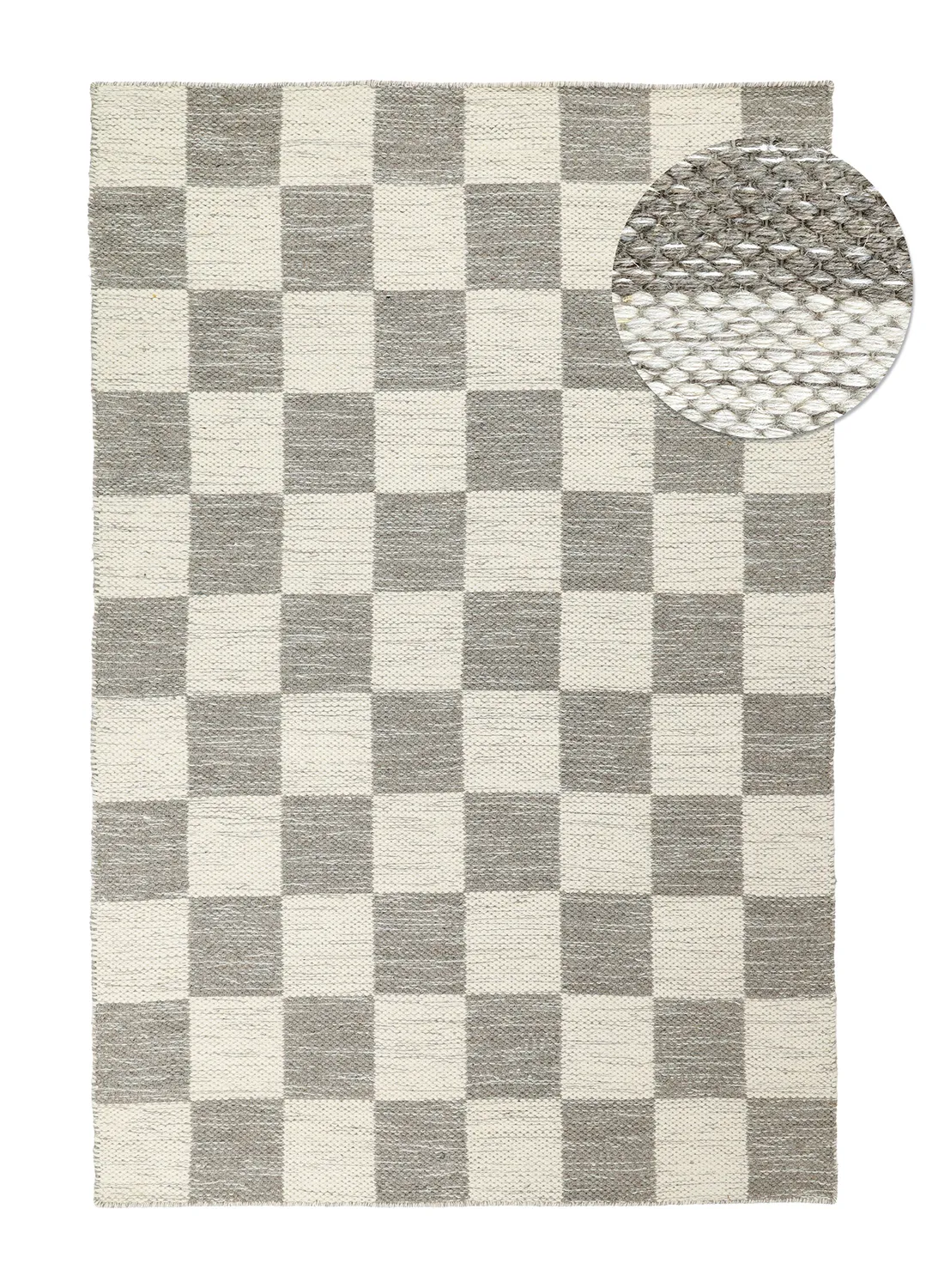 Ullmatta - Dundee (grå/vit)