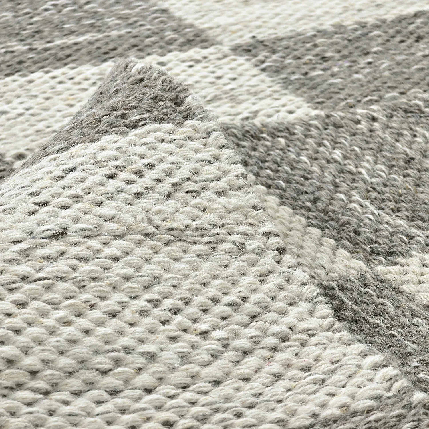 Ullmatta - Dundee (grå/vit)