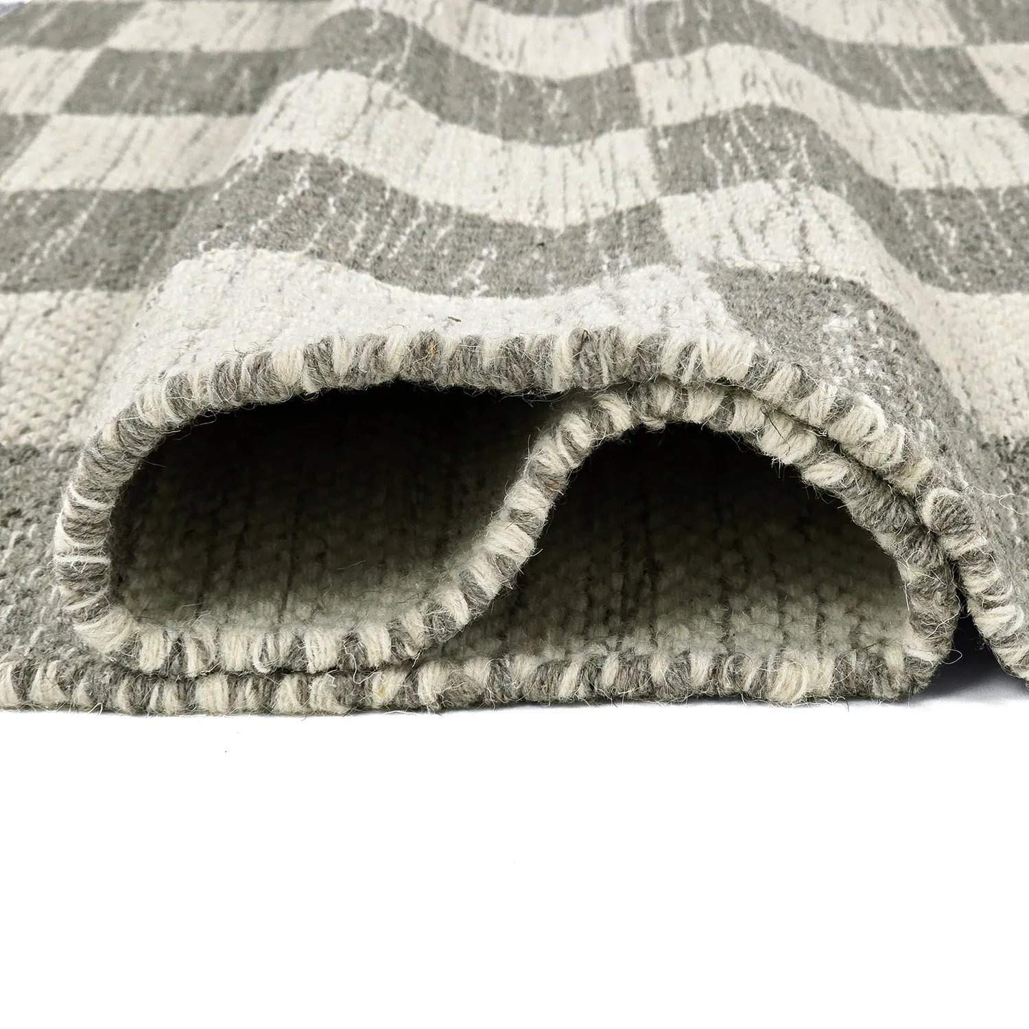 Ullmatta - Dundee (grå/vit)