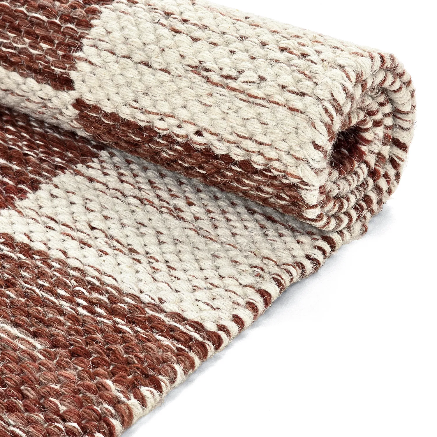 Ullmatta - Dundee (röd/vit)