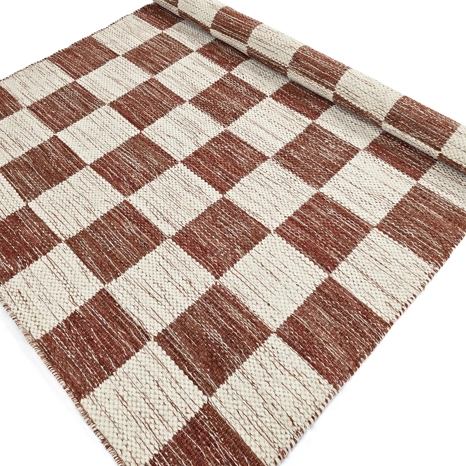 Ullmatta - Dundee (röd/vit)