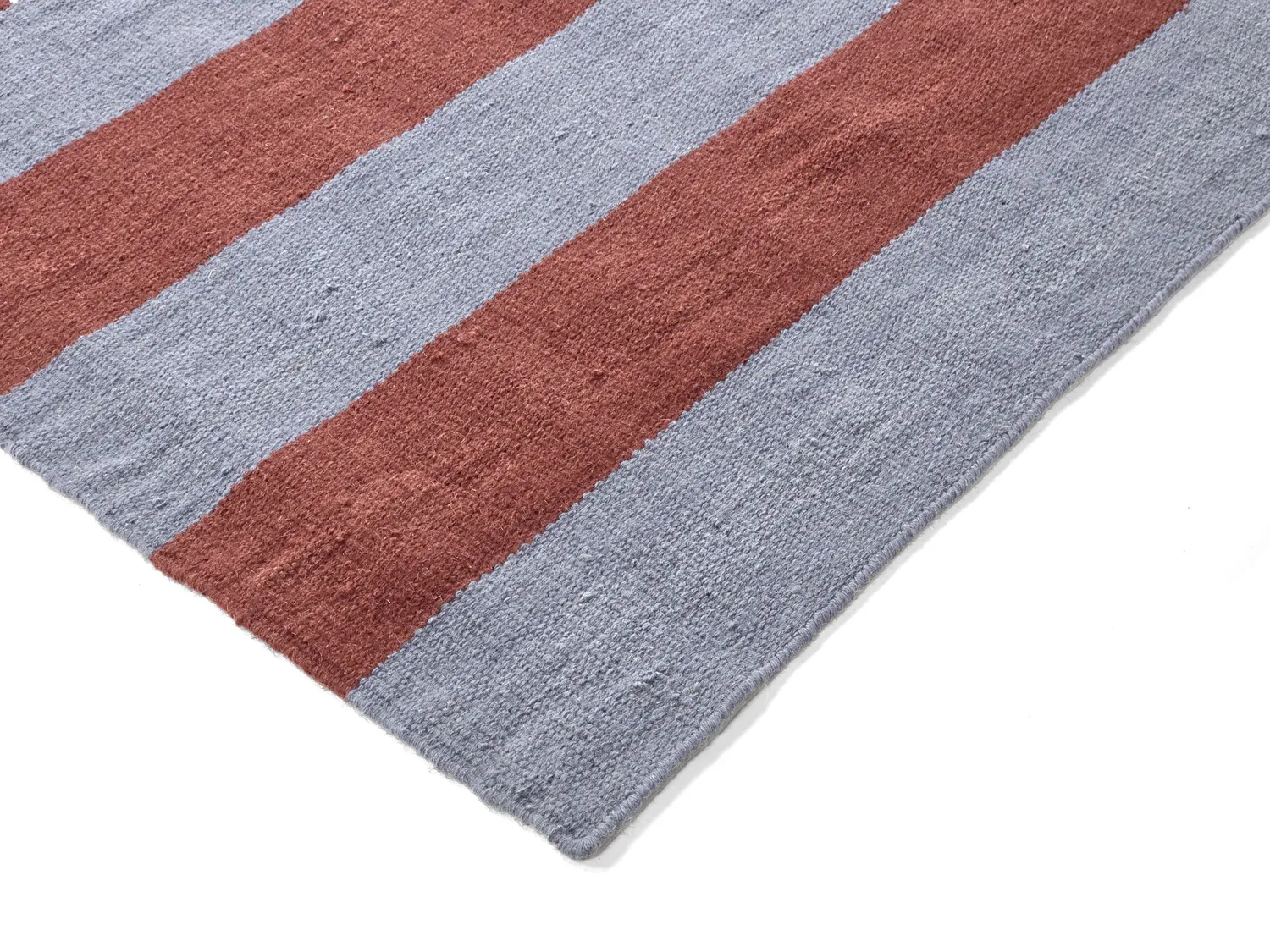 Vlnený koberec - Garine (modrá/červená)