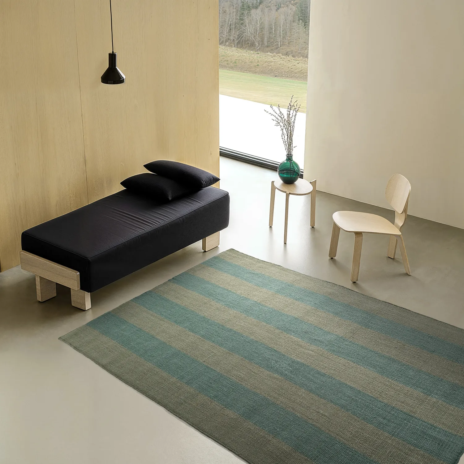 Vlnený koberec - Garine (zelený)