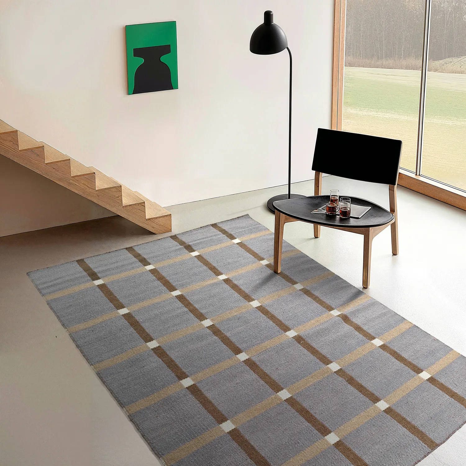 Vlnený koberec - Gingham (č. 7)