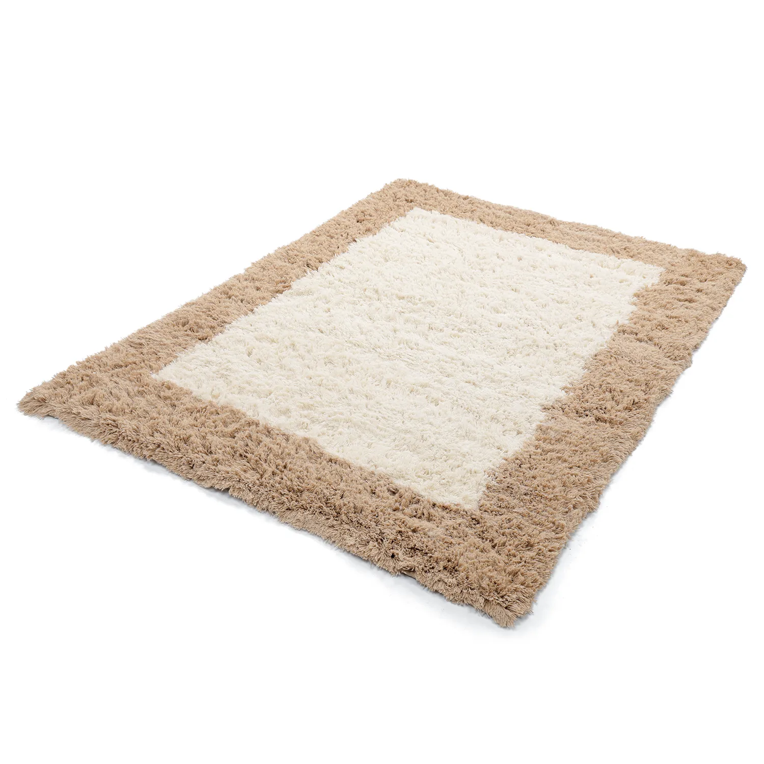Ullmatta - Khenifra Handknot Wool Premium (creme/beige)