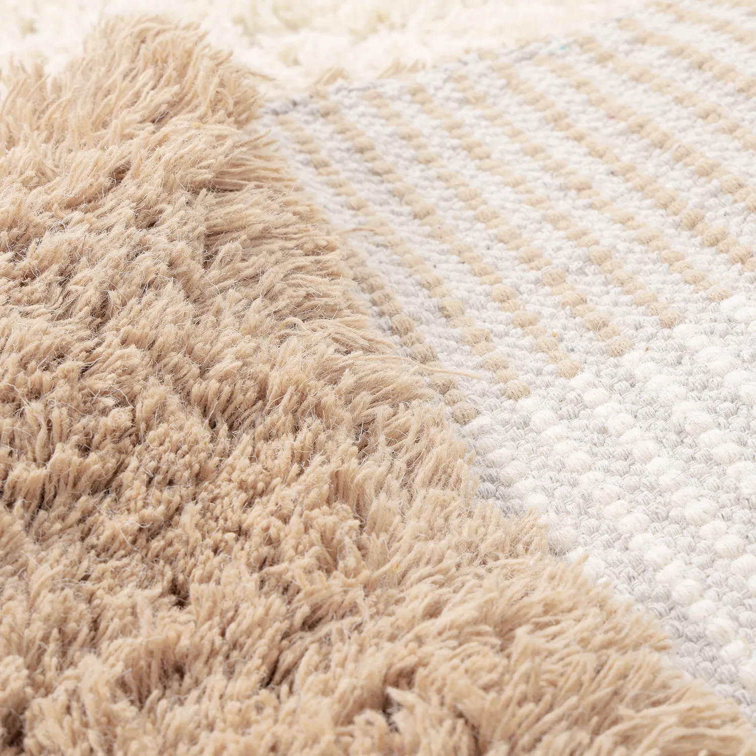 Ullmatta - Khenifra Handknot Wool Premium (creme/beige)