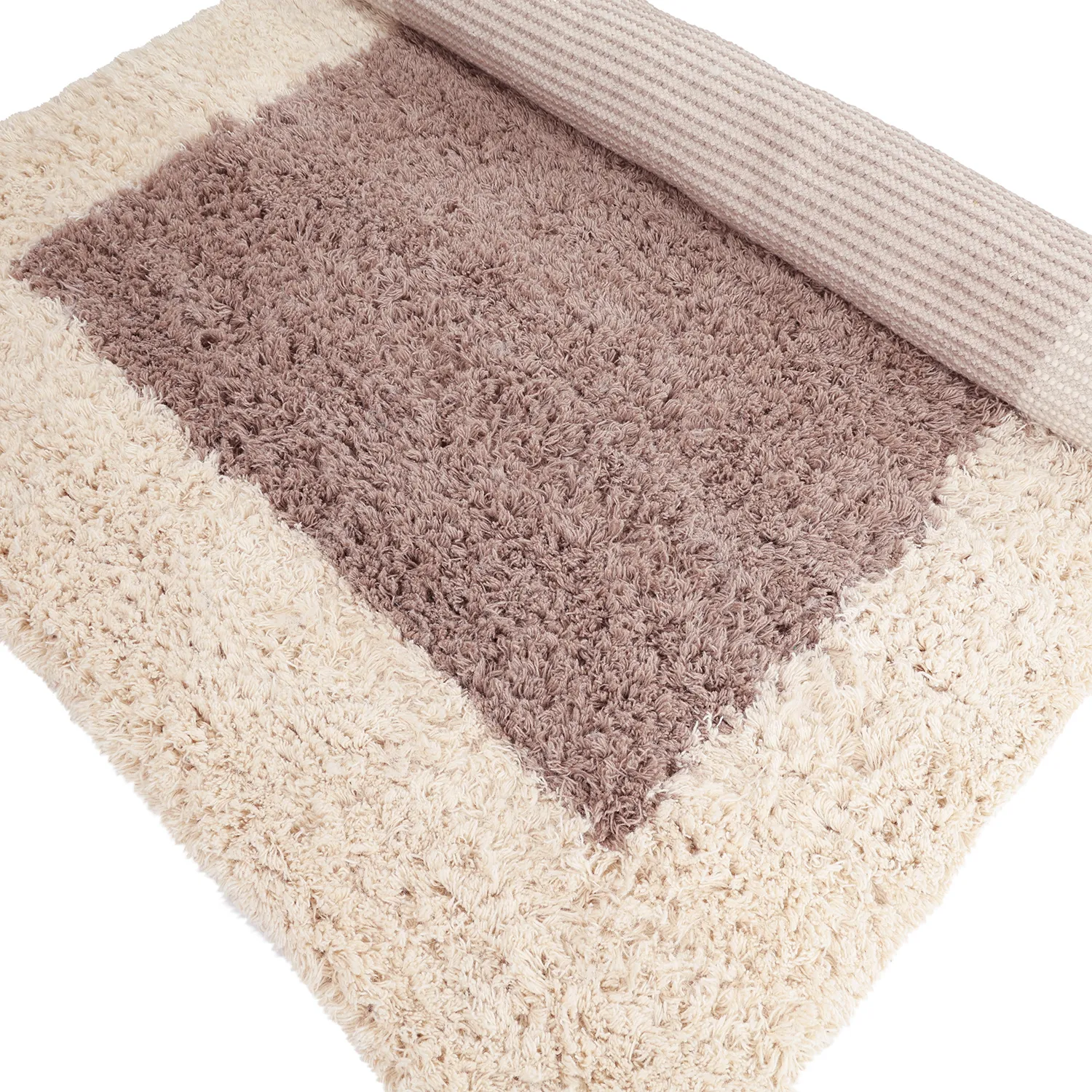 Ullmatta - Khenifra Handknot Wool Premium (taupe/creme)